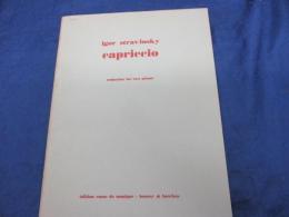 輸入楽譜/ピアノ譜 連弾/ストラヴィンスキー/ピアノと管弦楽のためのカプリッチョ/stravinsky/capriccio/boosey&hawks/
大きさ縦約30cm×横約23cm/53P/