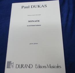 輸入楽譜/ピアノ譜 /ポール・デュカス/ピアノソナタ/Paul DUKAS/SONATA/
/DURAND/大きさ縦約29cm×横約20cm/55P/
