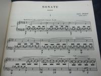 輸入楽譜/ピアノ譜 /ポール・デュカス/ピアノソナタ/Paul DUKAS/SONATA/
/DURAND/大きさ縦約29cm×横約20cm/55P/