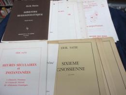 輸入楽譜/エリック　サティ　楽譜/組み立てられた3つの小品　壁掛けとしての前奏曲　他/38冊セット/
MAX ESCHIG SALABERT 他/
