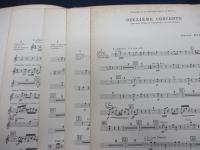 輸入楽譜/ピアノ譜/ダリウス・ミヨー/コンチェルト 2番 楽譜2冊セット/Darius Milhaud/Deuxieme Concerto/
2台のピアノとパーカッション/SALABERT他/大きさ縦約30cm×横約21cm/
本冊が同じものが2冊＋パート譜4冊付き
