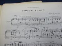 輸入楽譜/ピアノ譜/F.プーランク　楽譜4冊セット/Francis Poulenc/3つの小品集/主題と変奏/シテール島への船出　
ピアノパート譜付き　連弾用/ピアノ、オーボエとファゴットのための三重奏曲 オーボエとファゴットのパート譜付き/
六重奏曲　フルート、オーボエ、クラリネット、ファゴット、ホルン　パート譜付き　/
/WILHELM　HANSEN他/大きさ縦約30cm×横約21cm/

