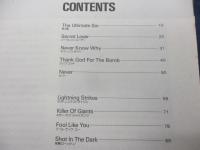 バンドスコア/オジー・オズボーン /罪と罰/OZZY OSBOURNE/The Ultimate Sin/TAB譜有/KILLER OF GIANTSとFOOL　LIKE　YOU のページにセロテープ補修有。