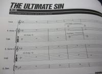 バンドスコア/オジー・オズボーン /罪と罰/OZZY OSBOURNE/The Ultimate Sin/TAB譜有/KILLER OF GIANTSとFOOL　LIKE　YOU のページにセロテープ補修有。