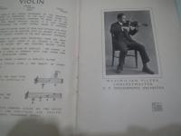 洋　楽器カタログ）カール　フィッシャー社　1917年　愛好家への近代演奏家と楽器の紹介