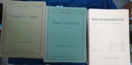 フルート楽譜　約180冊セット　JAPAN FLUTE CLUB No.1からNo.208(内、3,6,9,16,22,24,30,45 号欠。） +リコーダーの本2冊 不揃約200冊（詳細有）日本フルートクラブ出版