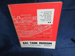 洋書　カタログ　RAC TANK MUSEUM　タンク　ミュージアム　第一次世界大戦時の戦車 VEHICLE TANK 1915-18