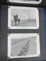 上海記念軍　記念写真帖　印刷物切貼り68枚＋写真3枚
