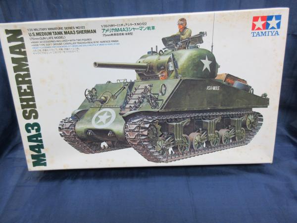 プラモ)タミヤ 1/35 Nr.35122 アメリカ M4 A3 シャーマン戦車 プラモ)タミヤ 1/35 Nr.35122 アメリカ M4 A3 シャーマン戦車