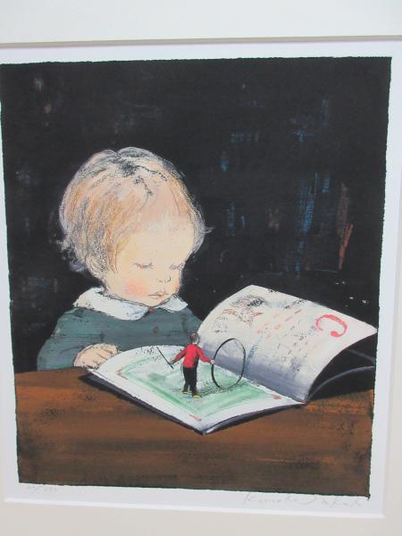 酒井駒子 個展記念リトグラフ 限定版 22/250 / 古本、中古本、古書籍の