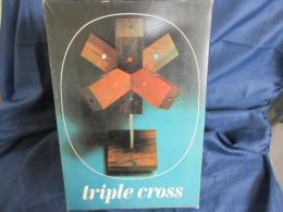 知育木製パズル　piet hein thiple cross/ピート・ハイン 3つの十字架/Skjode デンマーク/英文解説、日本語解説付き。