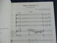 洋書　楽譜/モーツァルト/MOZART/ Missa solemn in C  KV139 47a/ブライトコプフ/110P