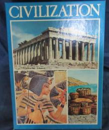 ボードゲーム/文明の曙 (Civilization)/ ホビージャパン/Avalon Hill アバロンヒル/カード、コマ他揃　完品/日本語説明書付き。　　