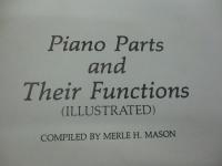 洋書　英文/piano parts and their functions
