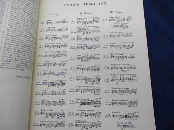 輸入楽譜/ ベートーヴェン/ピアノ・ソナタ全集 第1巻/シュナーベル編 古本、中古本、古書籍の通販は「日本の古本屋」 日本の古本屋