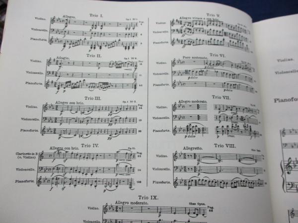 輸入楽譜/ ベートーヴェン/ピアノ三重奏曲集 第1巻 Bd.1: Op.1/1-3, 11 