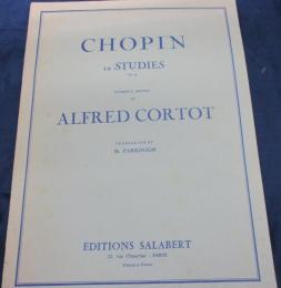 輸入楽譜/ショパン/12の練習曲　学生版 コルトー校訂版 

