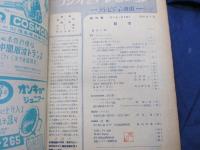 創刊号　ラジオとテレビジョン　昭和25年3月