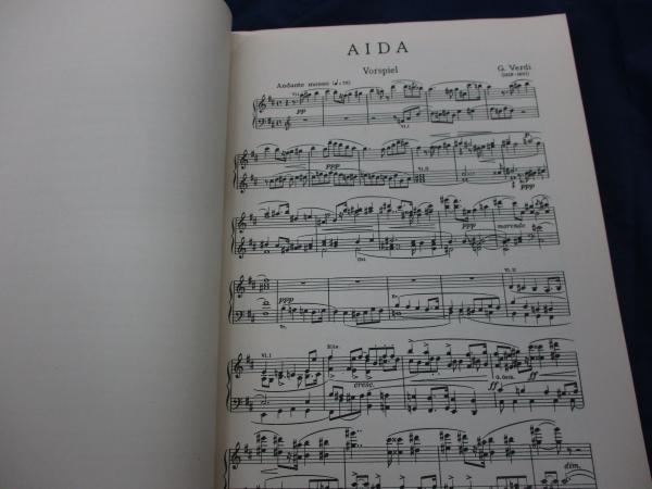 輸入 楽譜歌曲/ヴェルディ VERDI/アイーダ AIDA/ヴォーカル+ピアノ譜