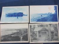 姉ヶ崎 名勝絵葉書　5枚セット/海岸風景他　袋付き