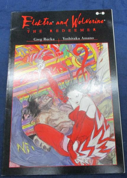 洋書 アメコミ/Elektra & Wolverine 2巻/天野喜孝画 / 古本