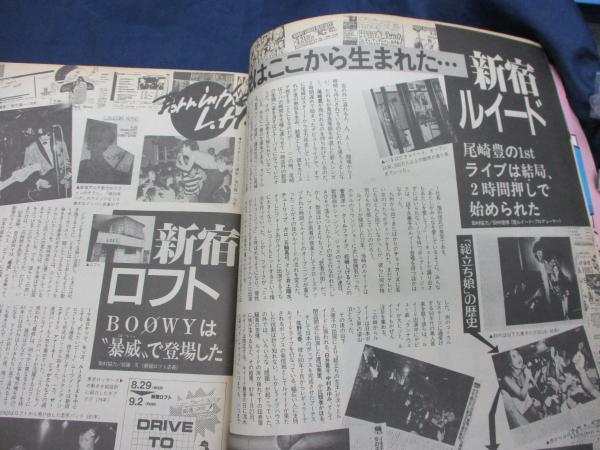 雑誌 ポップティーン/昭和63年5月号/ライブハウス伝説・三上博史拾年