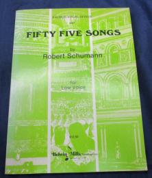輸入楽譜/シューマン/歌曲集/Fifty Five Songs R.Schumann/低声用/ヴォーカル+ピアノ譜/