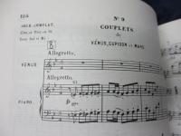 楽譜/オッフェンバック/地獄のオルフェ/ピアノ　ヴォーカル譜/一部日本語対訳書込み有/OFFENBACH /ORPHEE ENFERS