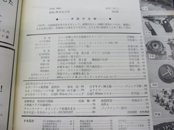 月刊 GUN 昭和39年6月号/1964/旧日本陸軍 11年式軽機関銃/コルト