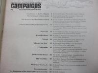 洋雑誌/ミリタリー ミニチュアフィギュア誌/campaigns 創刊号　1975年11 12月号/Millitary Miniatures
/PANZER Ⅳ/THE IRON DUKE アーサー・ウェーズリー公/david fordham