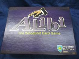 カードゲーム/アリバイ (Alibi)/ブレンダ殺害事件のアリバイ証明/Mayfair/日本語解説付き/付属品揃/大きさ縦約16cm×横22cm/