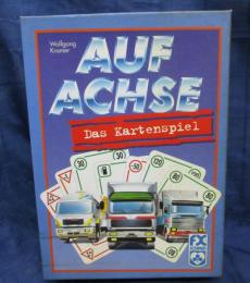 カードゲーム/アウフアクセ  (Auf Achse： Das Kartenspiel)/日本語解説付き/付属品揃/大きさ縦約20cm×横14.5cm