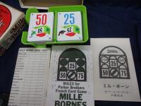 カードゲーム/ミル・ボーン (Mille Bornes)/日本語解説付き/付属品揃/大きさ縦約17cm×横12.5cm/