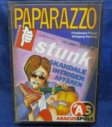 カードゲーム/パパラッツォ  Paparazzo/日本語説明書付き/付属品揃（チップの1枚が変形有。）