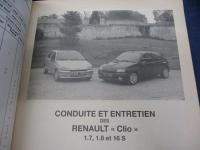 洋雑誌/仏文/ルノー・クリオ 1.8RT/バカラ/整備書/revue technique automobile/ renaut clio