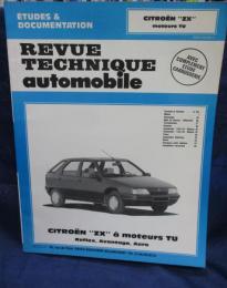 洋雑誌/仏文/シトロエン/ZX/整備書/revue technique automobile/Citroen/a moteurs TU