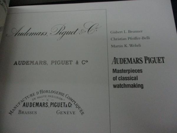 Audemars Piguet masterpieces of classica watshmaking/日本語版 