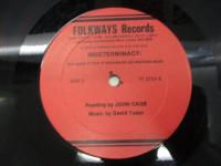 LP/2枚組/ジョン・ケージ/John Cage/ David Tudor /Indeterminacy/
FOLKWAY RECORDS/US盤 