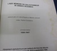仏文/バンドデシネの作家及び作品リスト/1833 年から 1986 年までの出版物/L'AIDES-MEMOIRE DU COLLECTIONNEUR DE BANDES DESSINEES/
