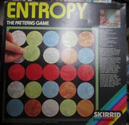 英文/ボードゲーム/entropy the patterns game /SKIRRID/説明英文は、函裏に有。（説明書はありません。）/タイル揃