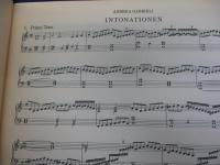 輸入楽譜/オルガン譜/アンドレーア・ガブリエーリ/INTONATIONEN/ 
Andrea Gabrieli/ベーレンライター/40P/大きさ縦約23cm×横約32cm
