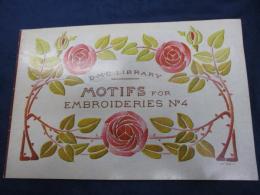 D M C LIBRARY/MOTIFS FOR  EMBRODERIES No.4