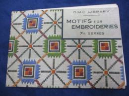 D M C LIBRARY/MOTIFS FOR  EMBRODERIES 7th  SERIES/小型版


