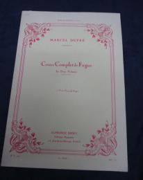 洋書/音楽書/マルセル・デュプレ/Cours complet de fugue/ 1巻　cours de fugue//HENRY LEDUC/76P/大きさ縦約28cm×横約20cm
