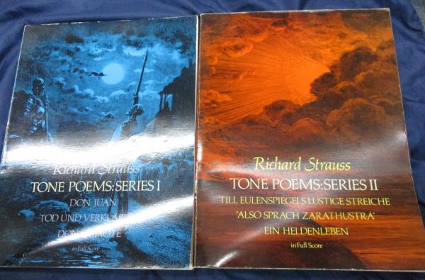 輸入楽譜/総譜/R シュトラウス/Tone Poems, Series 1.2 2冊セット  