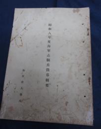 昭和8年度海軍志願兵徴募摘要