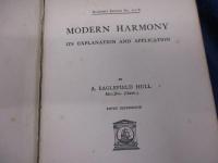 洋書/音楽書/英文/モダンハーモニー　その説明と応用/Modern Harmony　Its Explanation and Application
/A.EAGLEFIELD HULL/AUGENER LTD
 