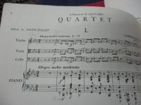 輸入楽譜/五重奏譜/フォーレ/ピアノ五重奏曲第1番 OP15/フォーレ/FAURE/Quintette pour piano et cordes n1/ヴァイオリン・ヴィオラ・チェロパート譜付き。/84P/INTERNATIONAL/大きさ縦約30cm×横約23cm
