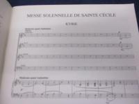 輸入楽譜/英仏文/ピアノ＋ヴォーカル譜/グノー/聖セシリア荘厳ミサ曲/Gounod/C: Messe solennelle de Sainte Cecile.
/Novello/73P/大きさ縦約27cm×横約19cm
