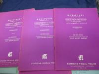 輸入入門楽譜　Mosaiques / oeuvres du Ⅸ　AU　XX/7冊セット（第1シリーズ4冊＋第2シリーズ3冊）ピアノパート付き。/JEAN　MICHELL BARDEZ/RIDEAU ROUGE/
